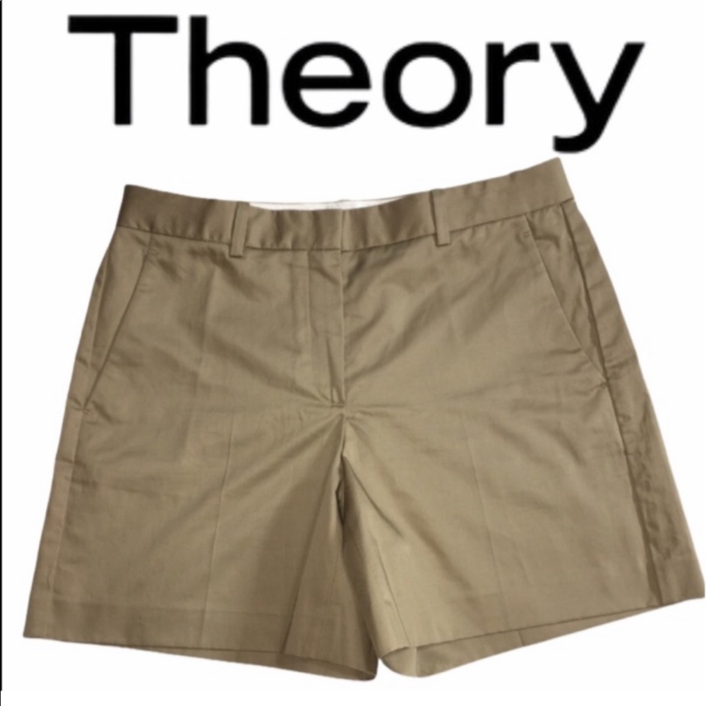 Theory Khaki Shorts